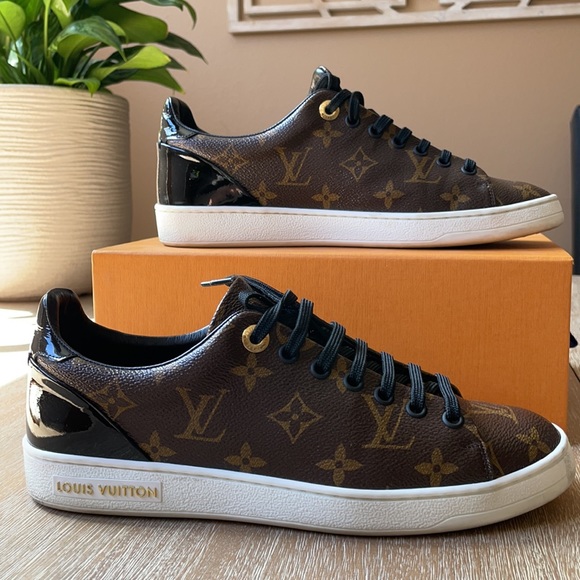 Louis Vuitton Frontrow Logo Sneakers Size 38 - Picture 6 of 16